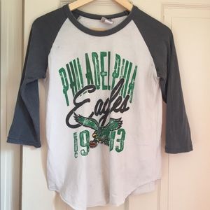Junkfood brand Philadelphia Eagles raglan